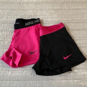 Bundle of Nike Pro 3” shorts